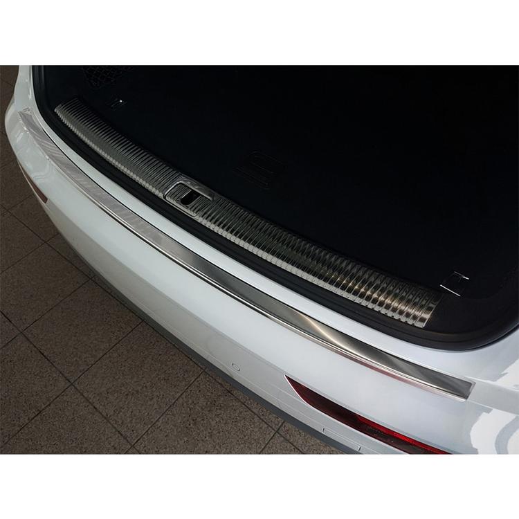 Brushed Steel Rear Bumper Protector Audi Q5