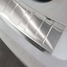 Brushed Steel Rear Bumper Protector Audi Q2