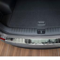 Brushed Steel Rear Bumper Protector Hyundai Tucson