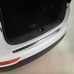 Brushed Steel Rear Bumper Protector Kia Sportage