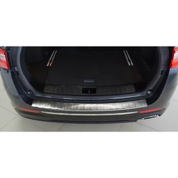 Brushed Steel Rear Bumper Protector Kia Optima Station Wagon