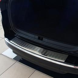 Brushed Steel Rear Bumper Protector Renault Clio Grandtour