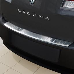 Brushed Steel Rear Bumper Protector Renault Laguna
