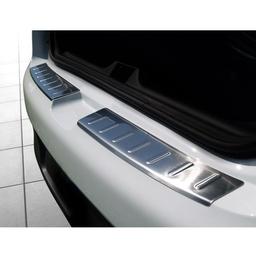 Brushed Steel Rear Bumper Protector Renault Clio