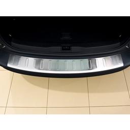 Brushed Steel Rear Bumper Protector Renault Megane Grandtour