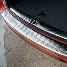 Brushed Steel Rear Bumper Protector Audi Q5 & SQ5