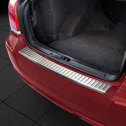 Brushed Steel Rear Bumper Protector Toyota Avensis Sedan
