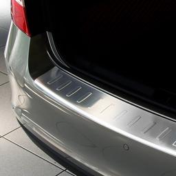 Brushed Steel Rear Bumper Protector Skoda Rapid