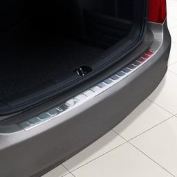 Brushed Steel Rear Bumper Protector Skoda Fabia Station Wagon