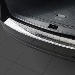 Brushed Steel Rear Bumper Protector Skoda Octavia Station Wagon