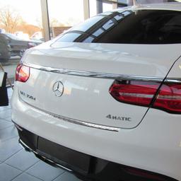 Brushed Steel Rear Bumper Protector Mercedes GLE Coupe