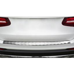 Brushed Steel Rear Bumper Protector Mercedes GLC