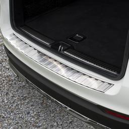 Brushed Steel Rear Bumper Protector Mercedes GLC