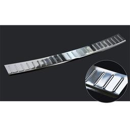 Brushed Steel Rear Bumper Protector Mercedes W205 C-Class