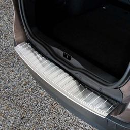Brushed Steel Rear Bumper Protector Renault Scenic