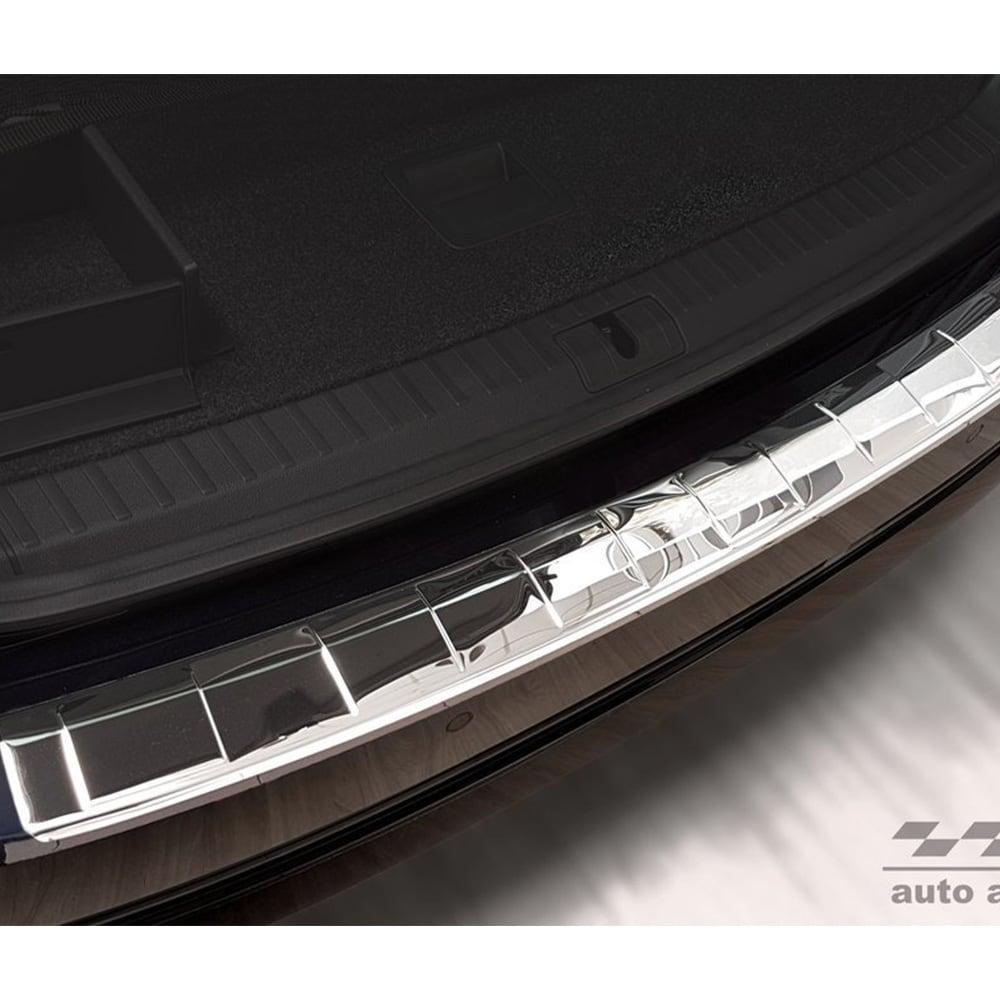 Brushed Steel Rear Bumper Protector Skoda Octavia Estate