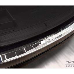 Brushed Steel Rear Bumper Protector Skoda Octavia Estate