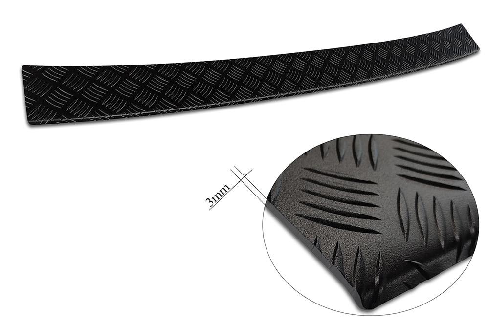 Takapuskurin suojapelti musta harjattu alumiini till Volkswagen Crafter II