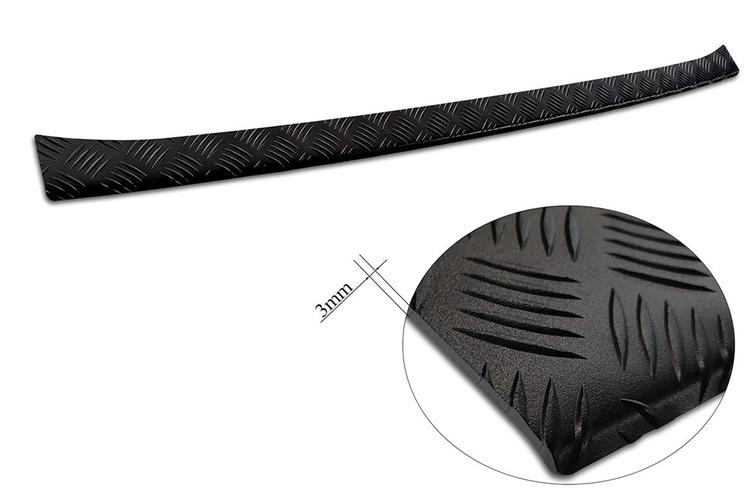 Takapuskurin suojapelti musta harjattu alumiini till Mercedes Sprinter III