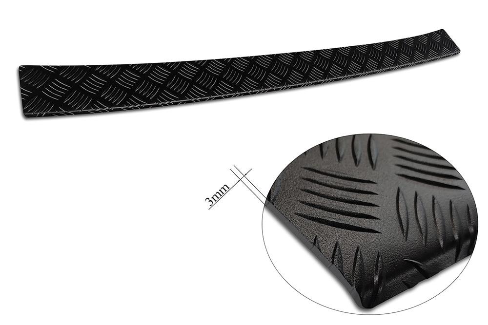 Takapuskurin suojapelti musta harjattu alumiini till Volkswagen Transporter T6 / Caravelle T6