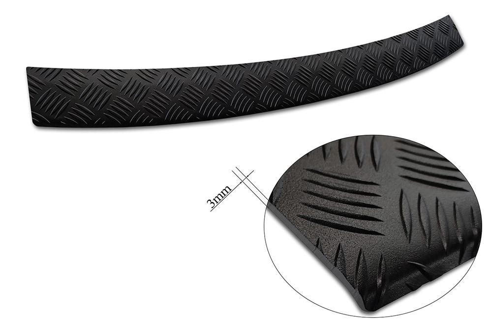 Takapuskurin suojapelti musta harjattu alumiini till Skoda Octavia III FL Combi