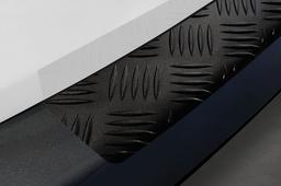 Takapuskurin suojapelti musta harjattu alumiini till Volkswagen Caddy