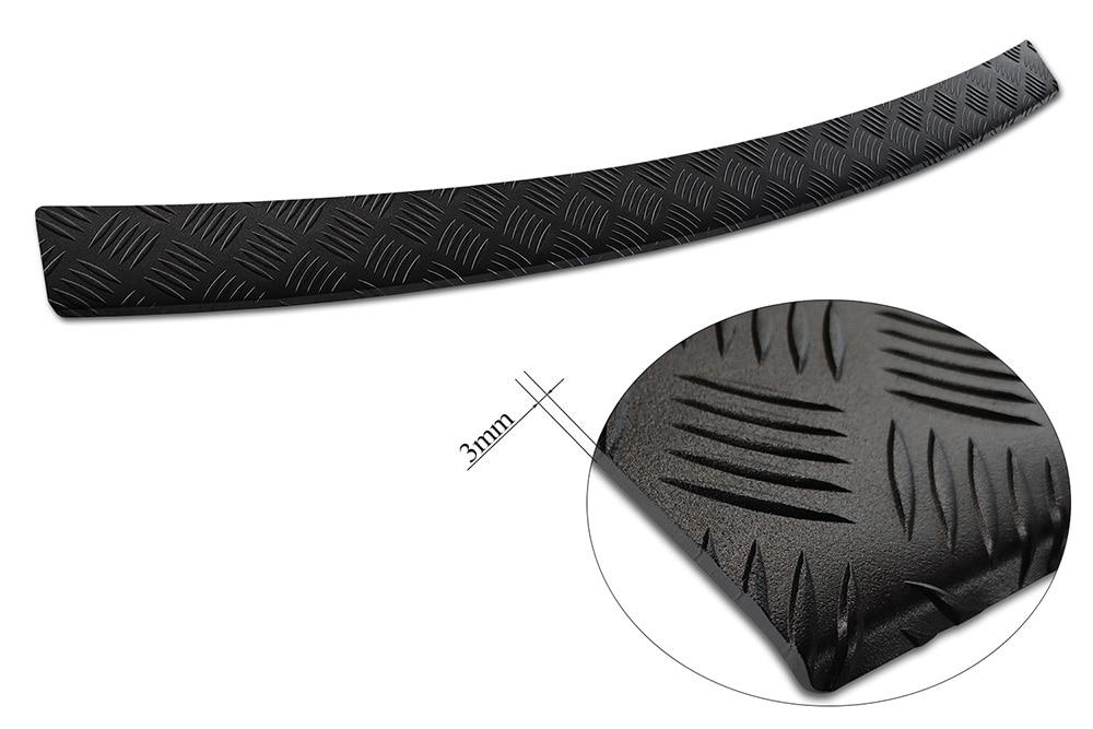 Takapuskurin suojapelti musta harjattu alumiini till Volkswagen Caddy