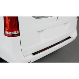 Lastskydd krom och kolfiber med röda detaljer till Mercedes V-klass W447