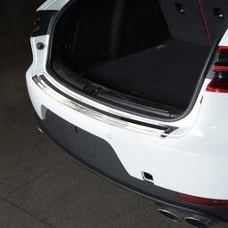 Chrome And Carbon Fiber Rear Bumper Protector Porsche Macan
