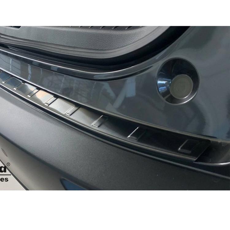 Black Brushed Steel Rear Bumper Protector Mazda CX-30