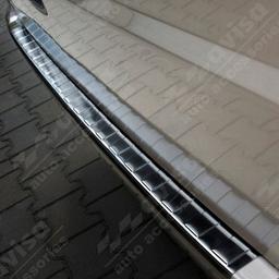 Black Brushed Steel Rear Bumper Protector Mercedes Vito W639