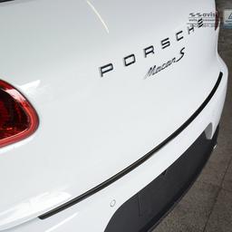 Black Brushed Steel Rear Bumper Protector Porsche Macan