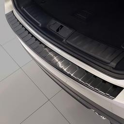 Black Brushed Steel Rear Bumper Protector Jaguar F-Pace