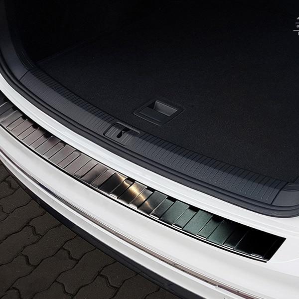 Lastskydd Svart borstat stål VW Tiguan