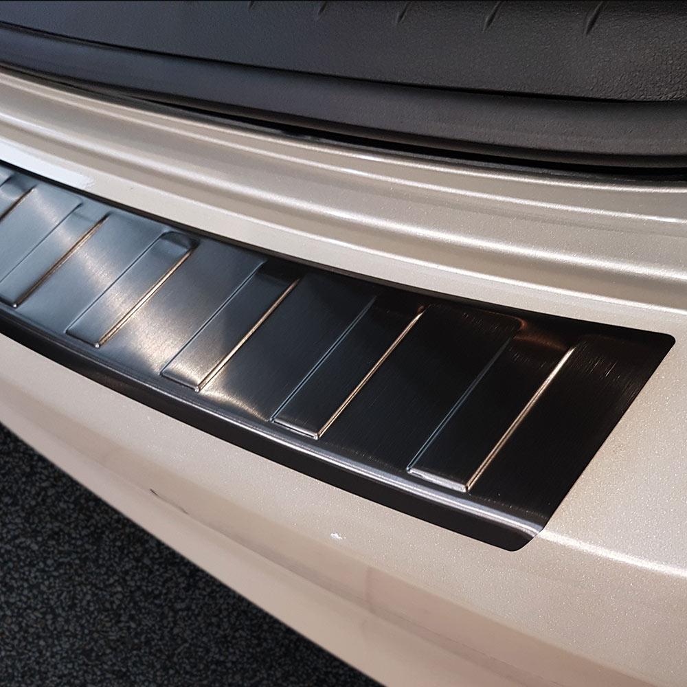 Black Brushed Steel Rear Bumper Protector Hyundai Elantra Sedan