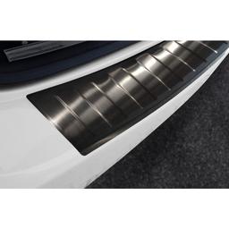 Black Brushed Steel Rear Bumper Protector Porsche Cayenne