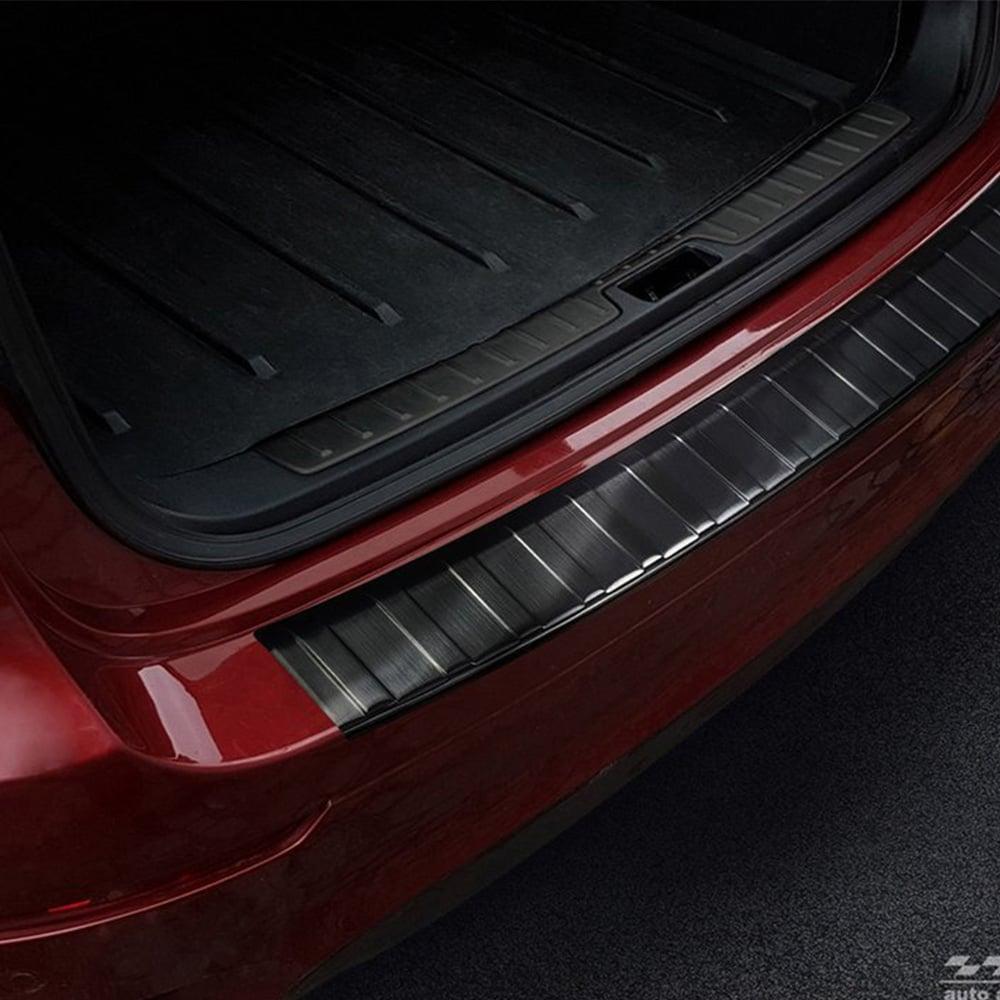 Black Brushed Steel Rear Bumper Protector BMW X6