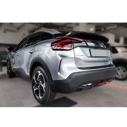 Black Steel Rear Bumper Protector Citroen C4 III