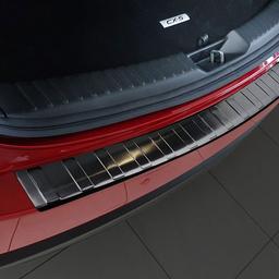 Black Brushed Steel Rear Bumper Protector Mazda CX-5
