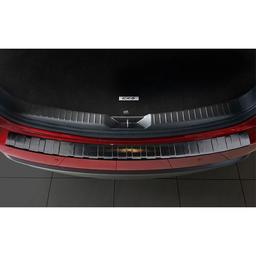 Black Brushed Steel Rear Bumper Protector Mazda CX-5