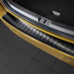 Lastebeskytte sort børstet stål til VW Golf VII hatchback 5d