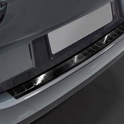 Black Brushed Steel Rear Bumper Protector Citroen C4 Picasso