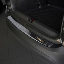 Lastebeskytte sort børstet stål til Opel Crossland X
