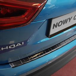 Lastskydd svart borstat stål till Nissan Qashqai