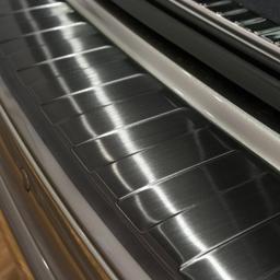 Lastebeskytte sort børstet stål VW Passat Variant