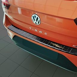 Læssekantbeskytter sort børstet stål til VW T-Roc