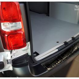 Black Brushed Steel Rear Bumper Protector Peugeot Expert