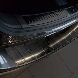 Black Brushed Steel Rear Bumper Protector Mazda 6