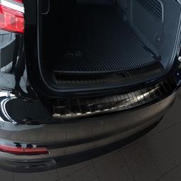 Takapuskurin suoja musta harjattu teräs Audi A6 Avant