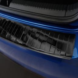 Black Brushed Steel Rear Bumper Protector Skoda Fabia Hatchback